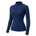 Navy Valorachi base layer without zipper — illustrative product mockup